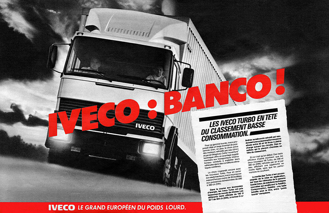 Publicité Iveco 1981