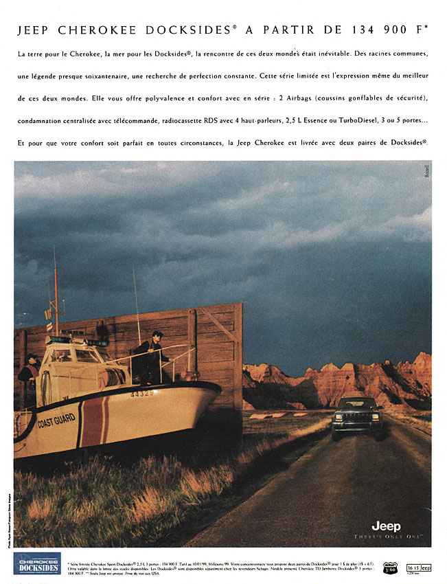 Publicité Jeep 1999