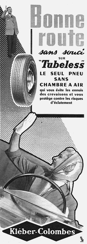Publicité Klber-Colombes 1955