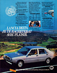 Publicit Lancia 1982