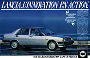 Publicit Lancia 1986