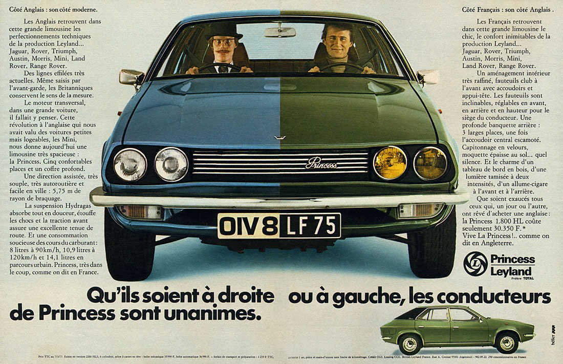 Publicité Leyland 1977