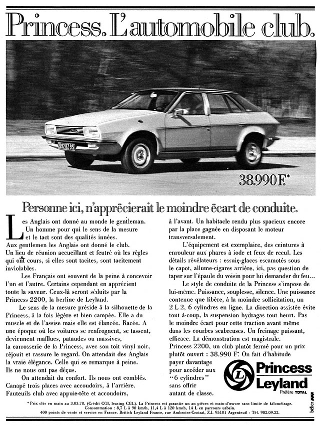 Publicité Leyland 1978