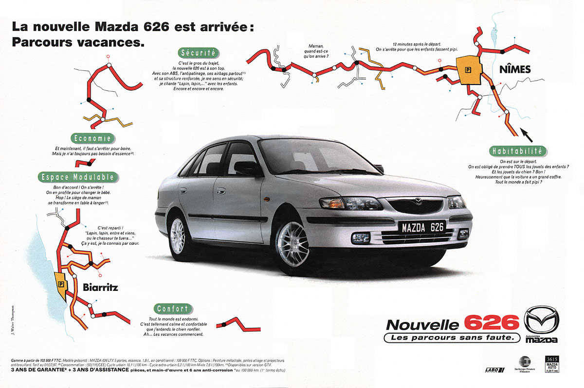 Publicité Mazda 1997