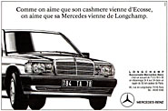 Publicit Mercedes 1989