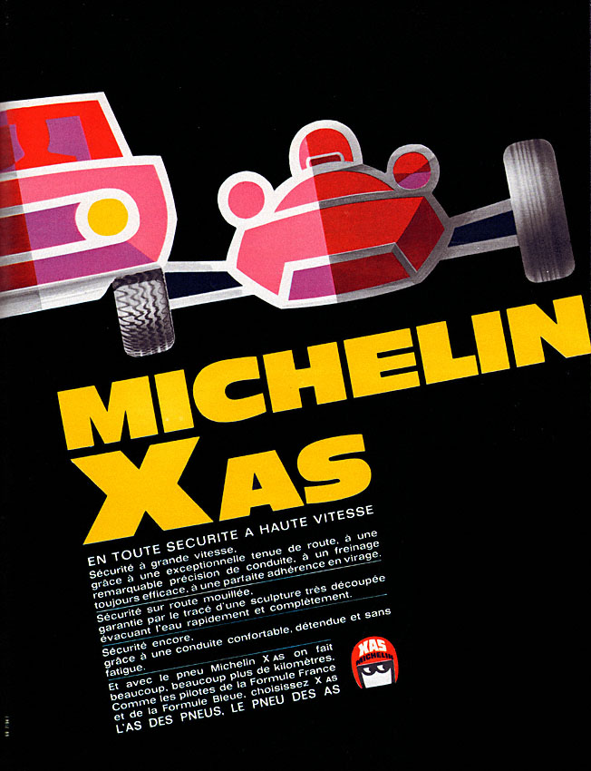 Publicité Michelin 1969