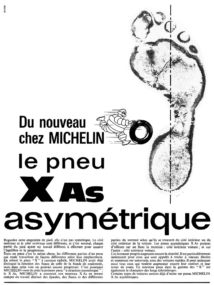 Publicit� Michelin 1965