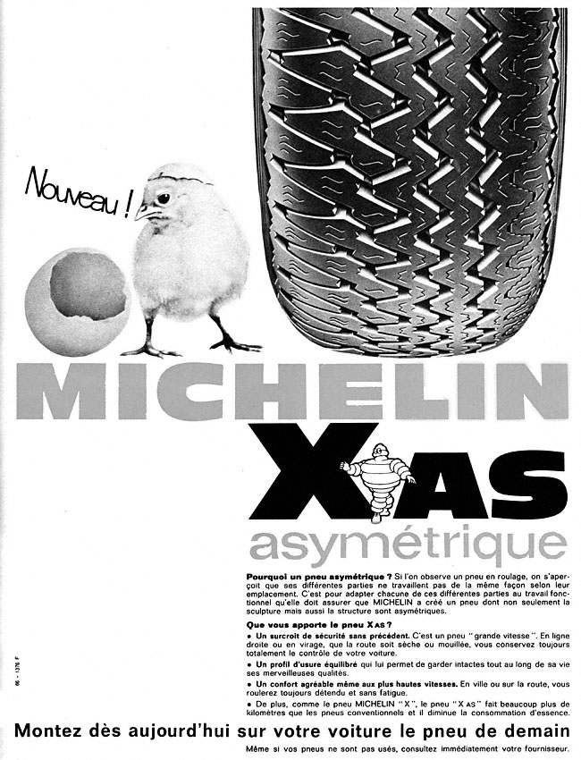 Publicité Michelin 1966