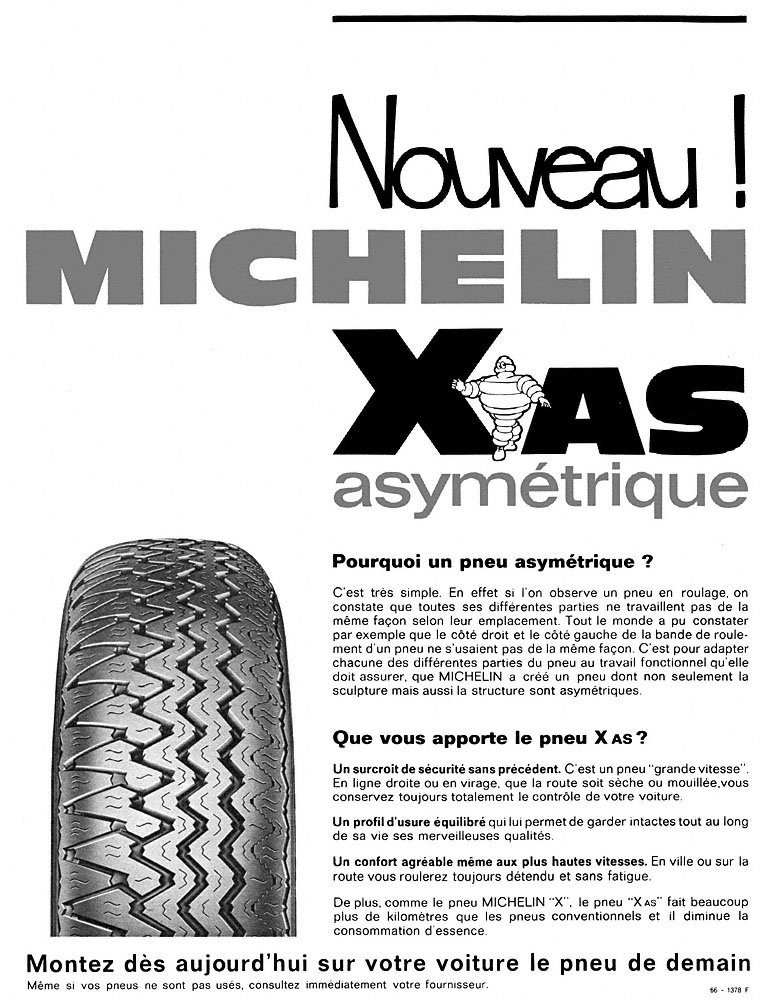 Publicit� Michelin 1966