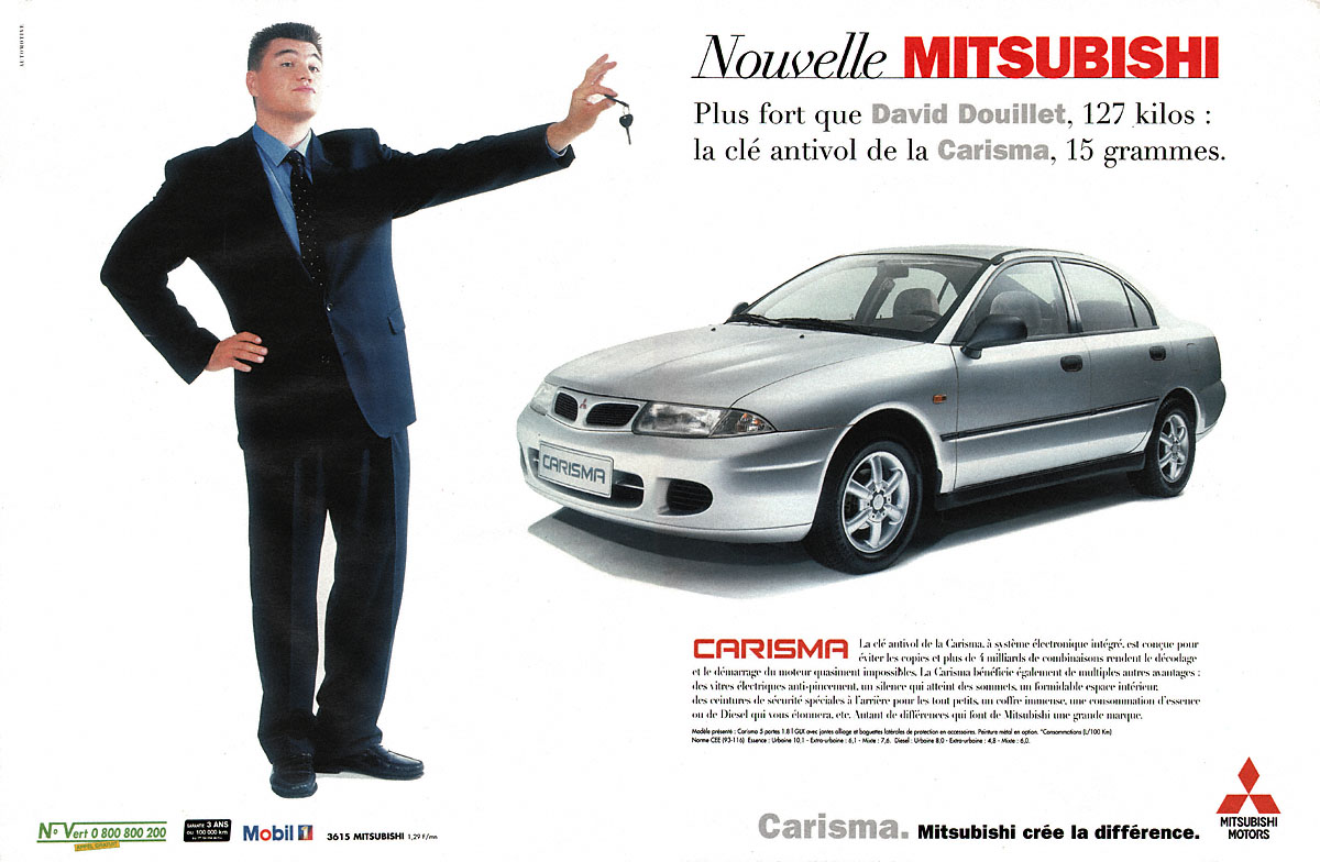 Publicité Mitsubishi 1996