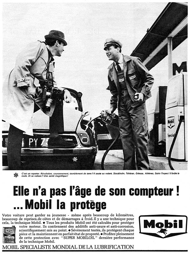Publicité Mobil 1965