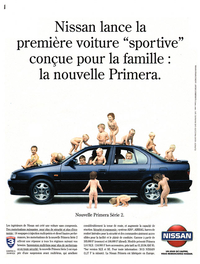 Publicité Nissan 1994