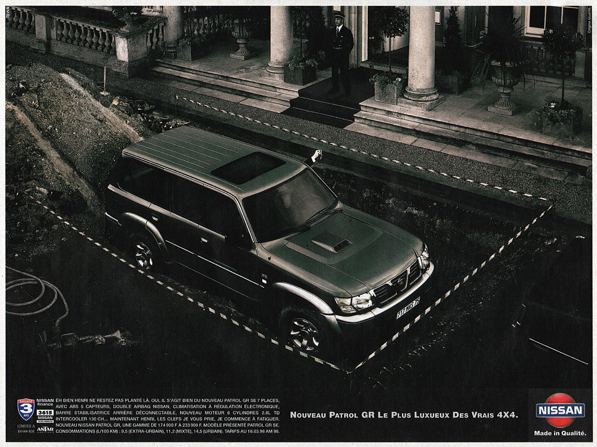 Publicité Nissan 1998