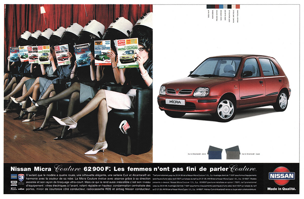 Publicité Nissan 1999