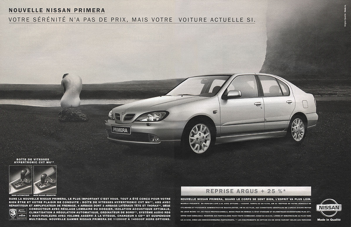 Publicité Nissan 2000