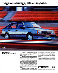 Marque Opel 1984