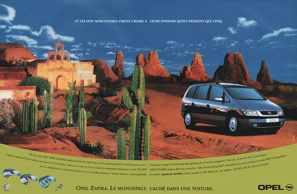 Publicité Opel 1999
