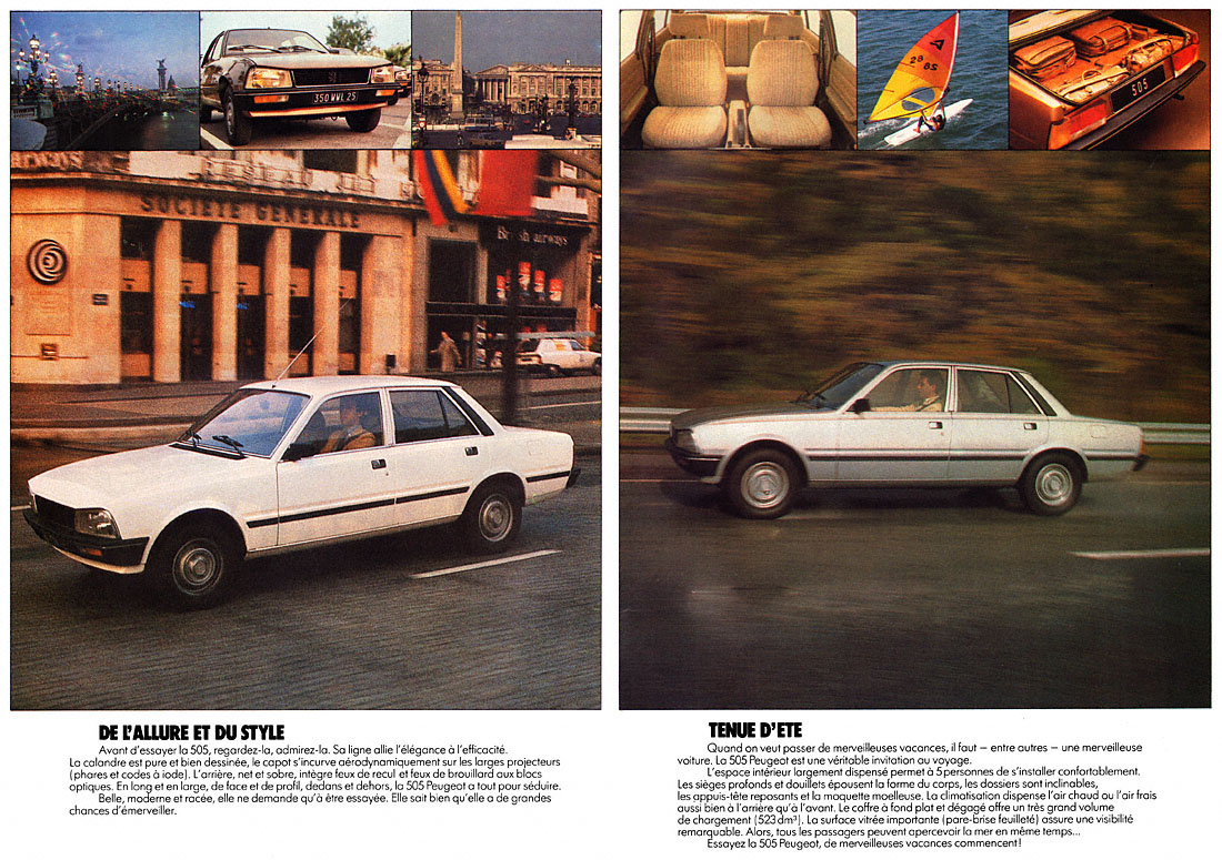 Publicité Peugeot 1980