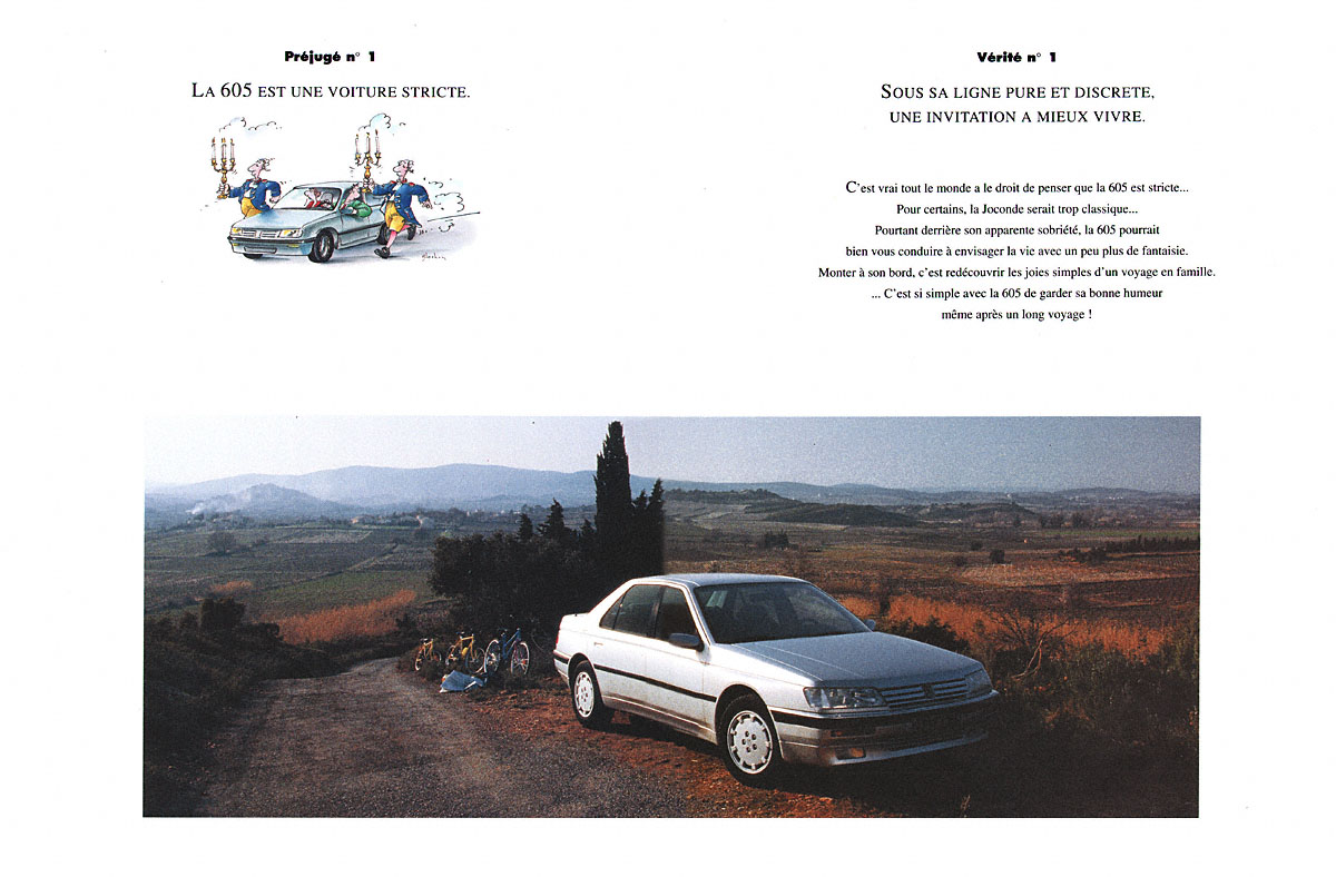 Publicité Peugeot 1992