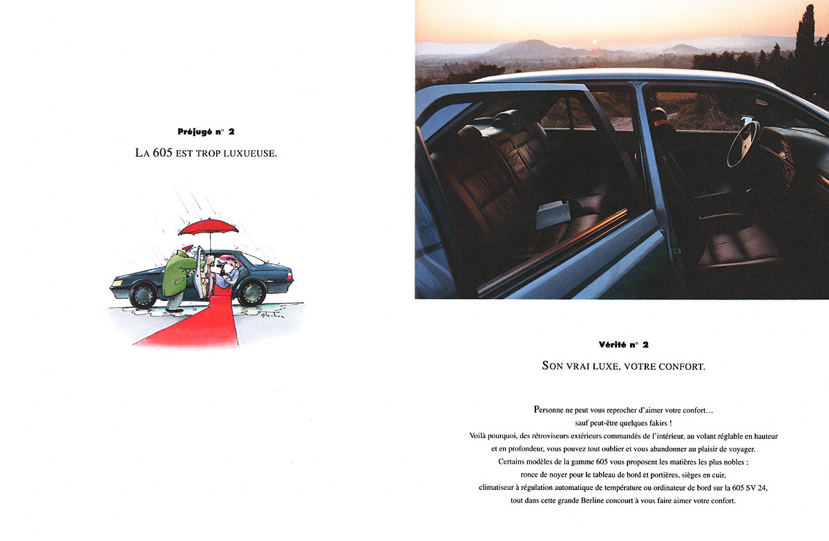 Publicité Peugeot 1992