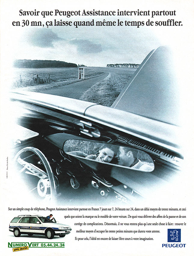 Publicité Peugeot 1993
