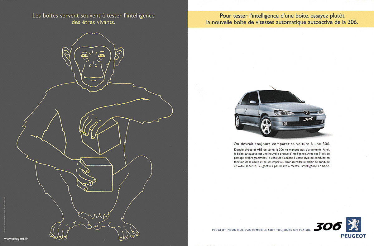 Publicité Peugeot 1999