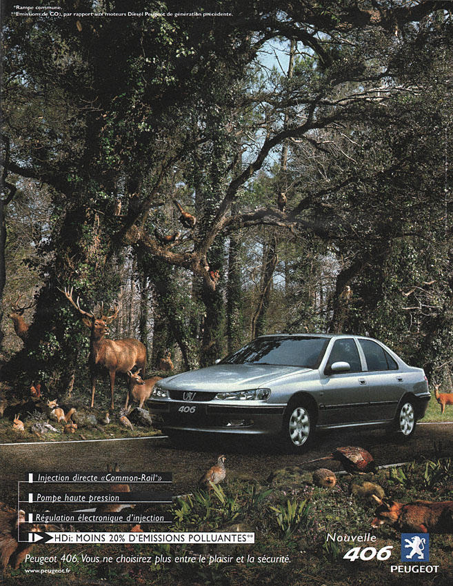 Publicité Peugeot 1999
