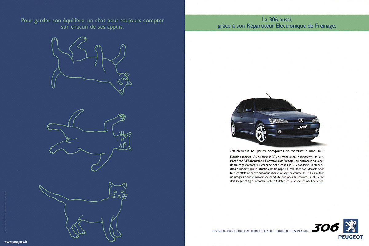 Publicité Peugeot 1999