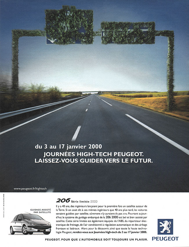 Publicité Peugeot 2000