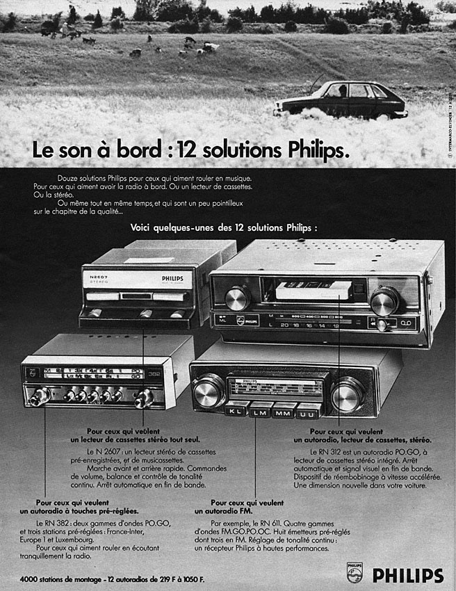 Publicité Philips 1972