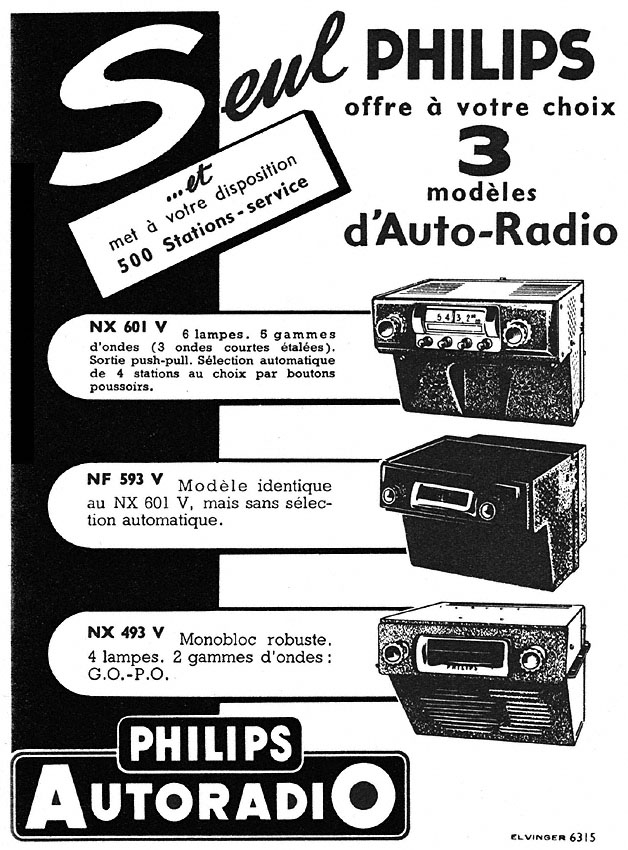 Publicité Philips 1951