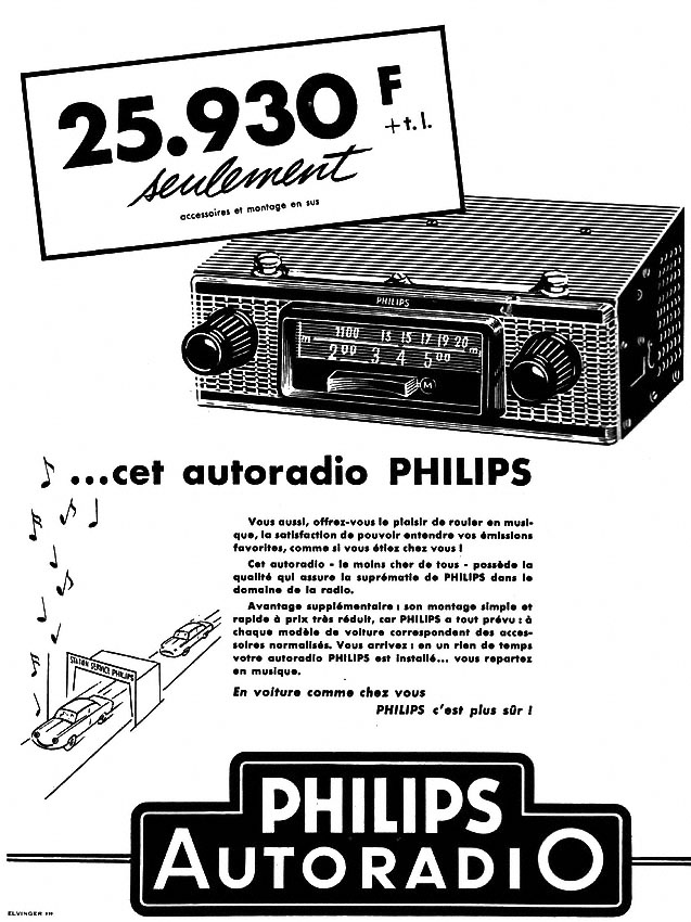 Publicité Philips 1958