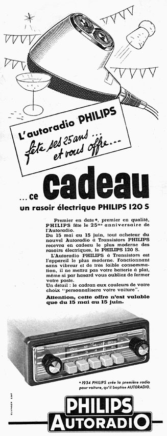 Publicité Philips 1959