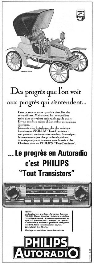 Publicité Philips 1962