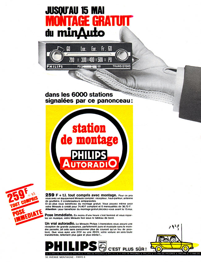 Publicité Philips 1966