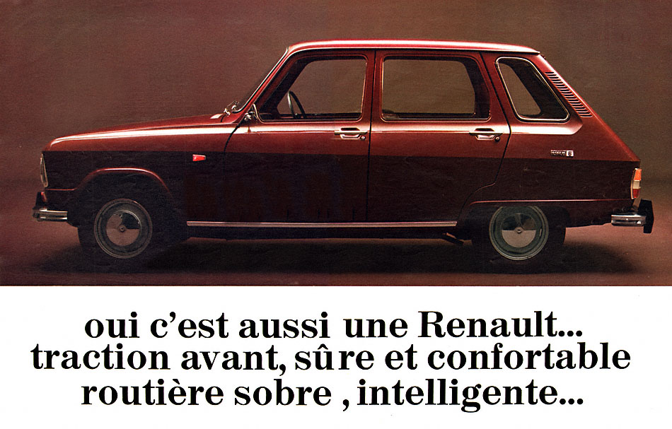 Publicité Renault 1968