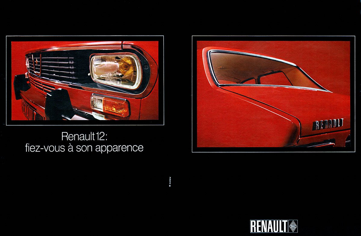 Publicit� Renault 1969