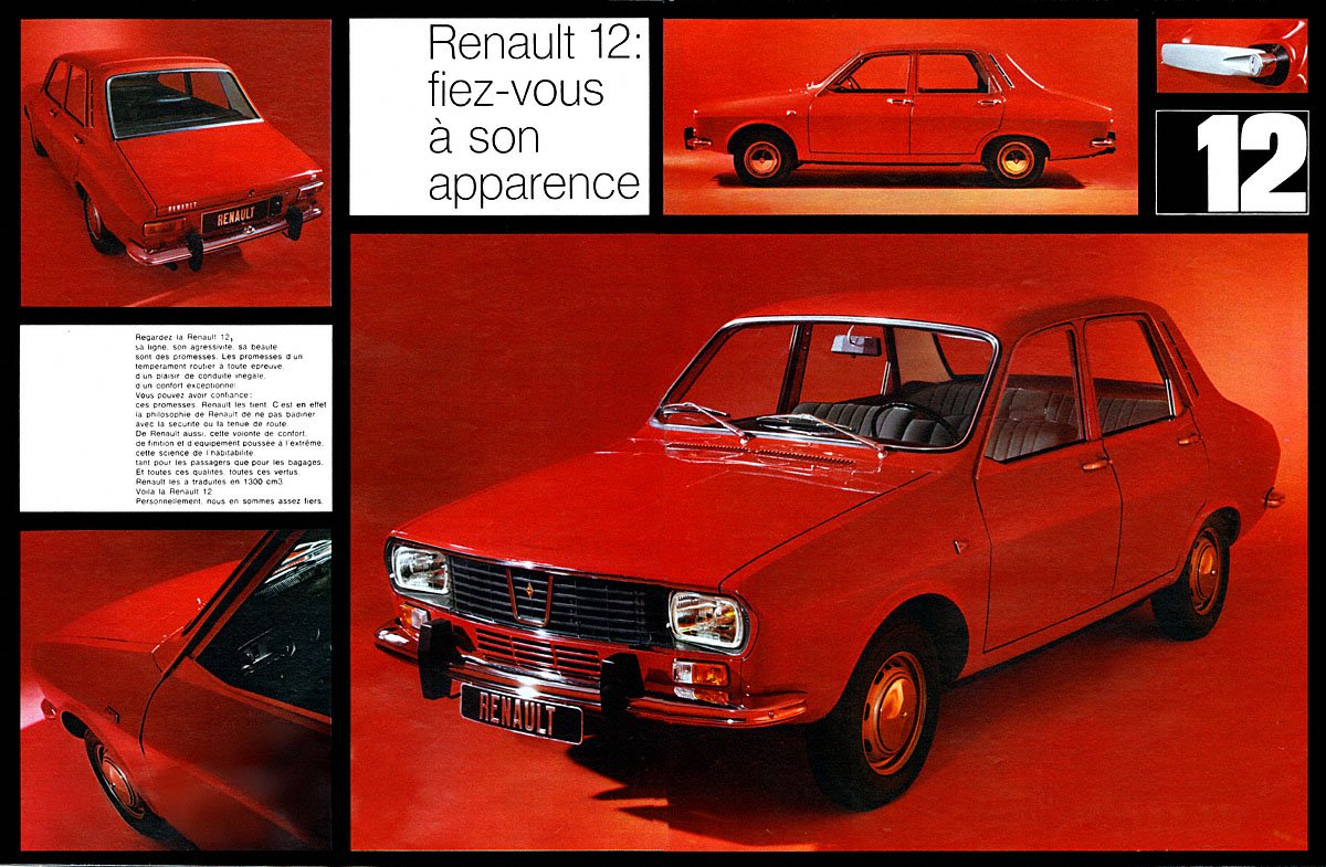 Publicit� Renault 1969