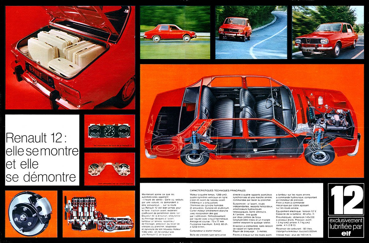 Publicit� Renault 1969
