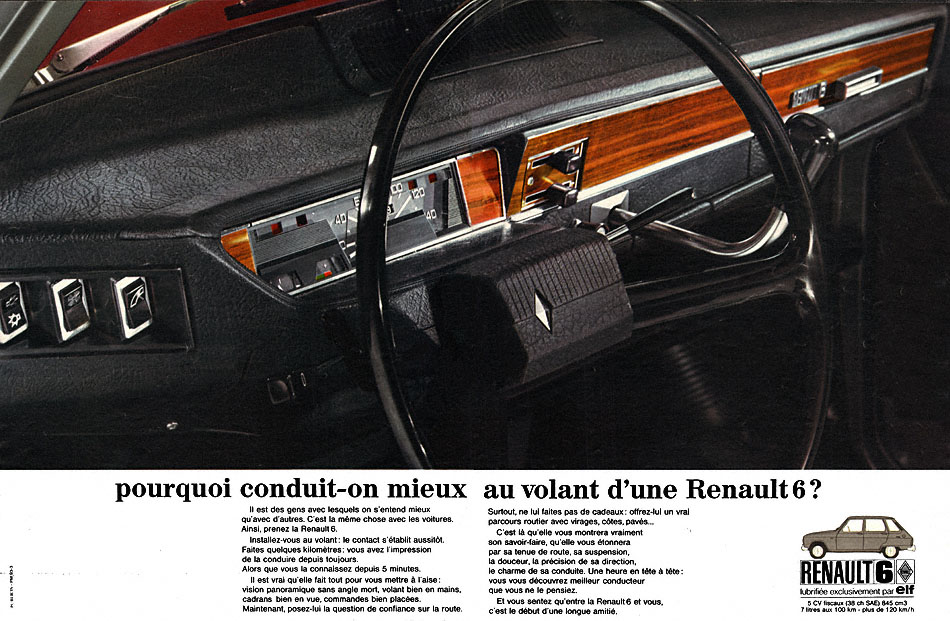 Publicité Renault 1970