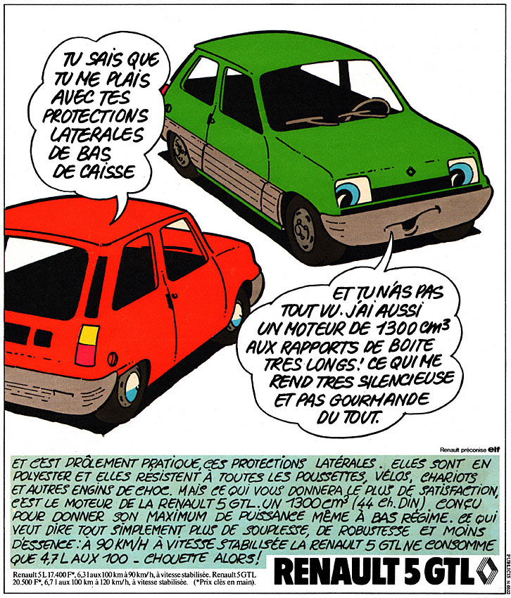 Publicité Renault 1976