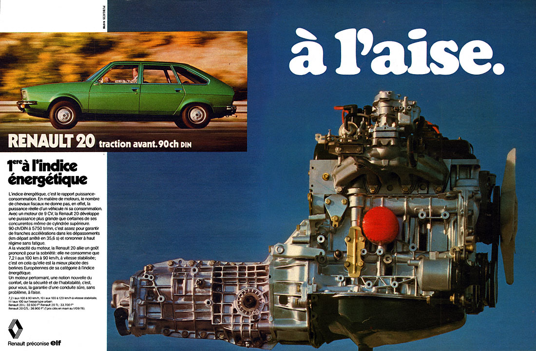 Publicité Renault 1976