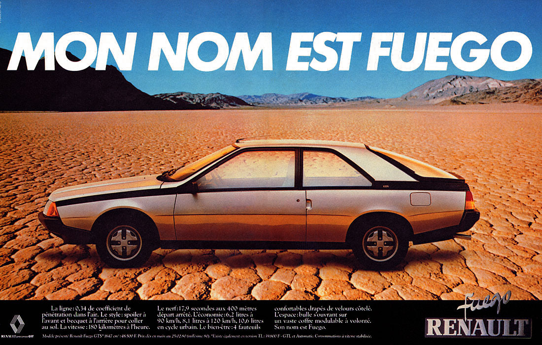Publicité Renault 1980