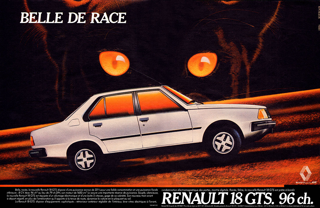 Publicité Renault 1981