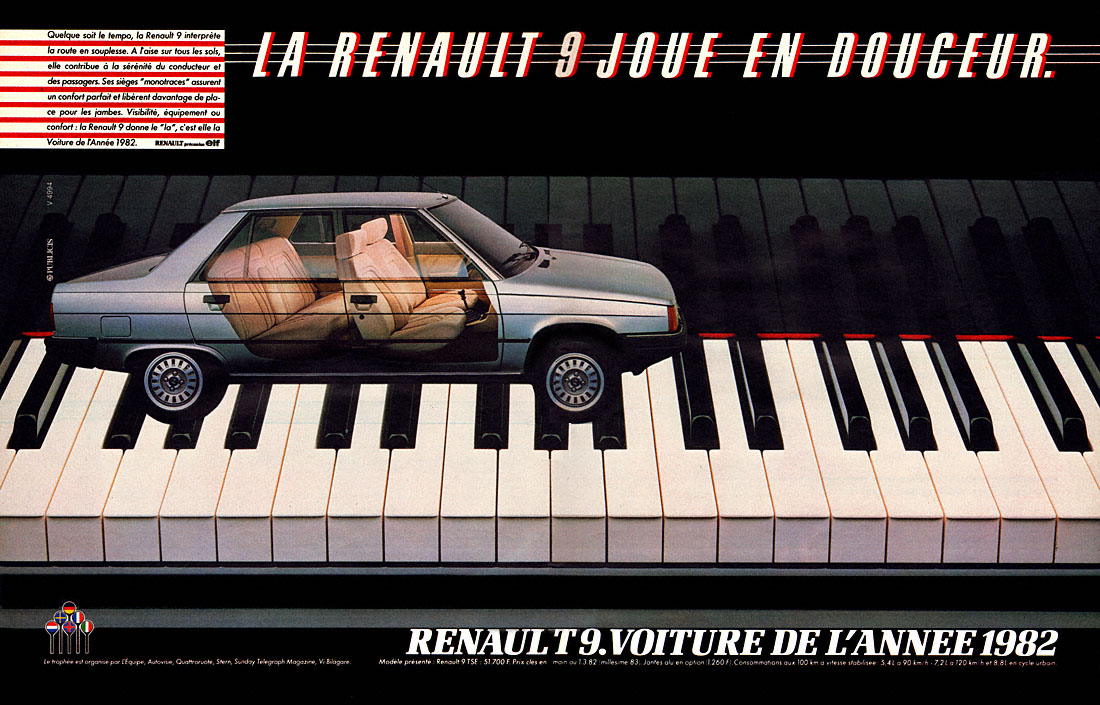 Publicité Renault 1982