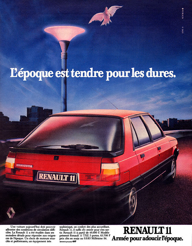 Publicité Renault 1983