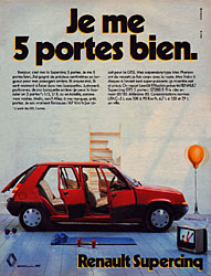 Publicit Renault 1985