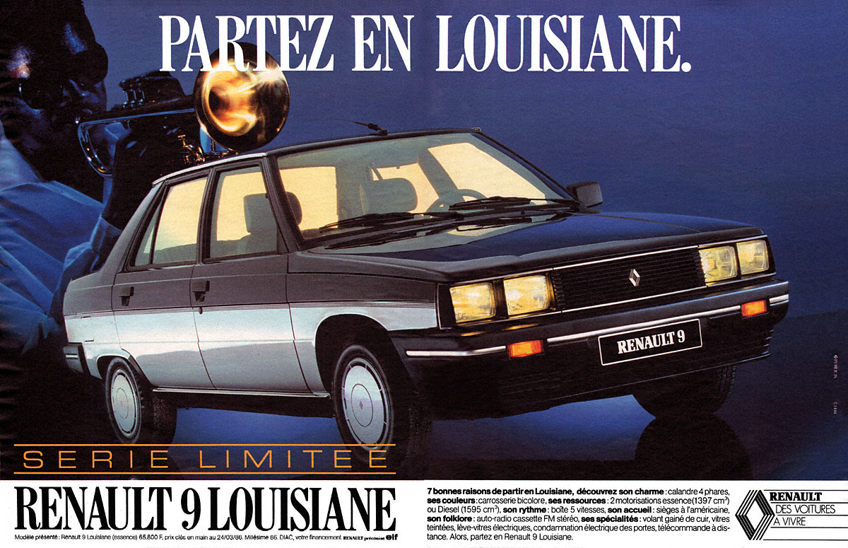 Publicité Renault 1986