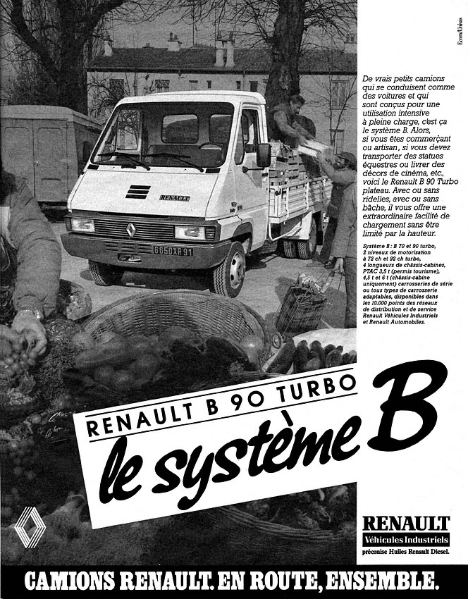 Publicité Renault 1986