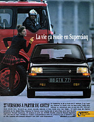 Publicité Renault 1987